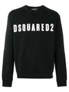 Men's Logo Print Cool Fit Sweatshirt Black - DSQUARED2 - BALAAN 1