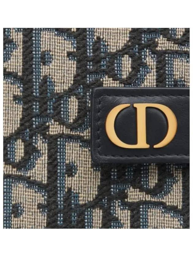 30 Montaine Vertical Card Wallet Oblique S2339UTZQ - DIOR - BALAAN 5