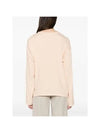 Round Neck Long Sleeve T-Shirt Light Pink - FABIANA FILIPPI - BALAAN 5