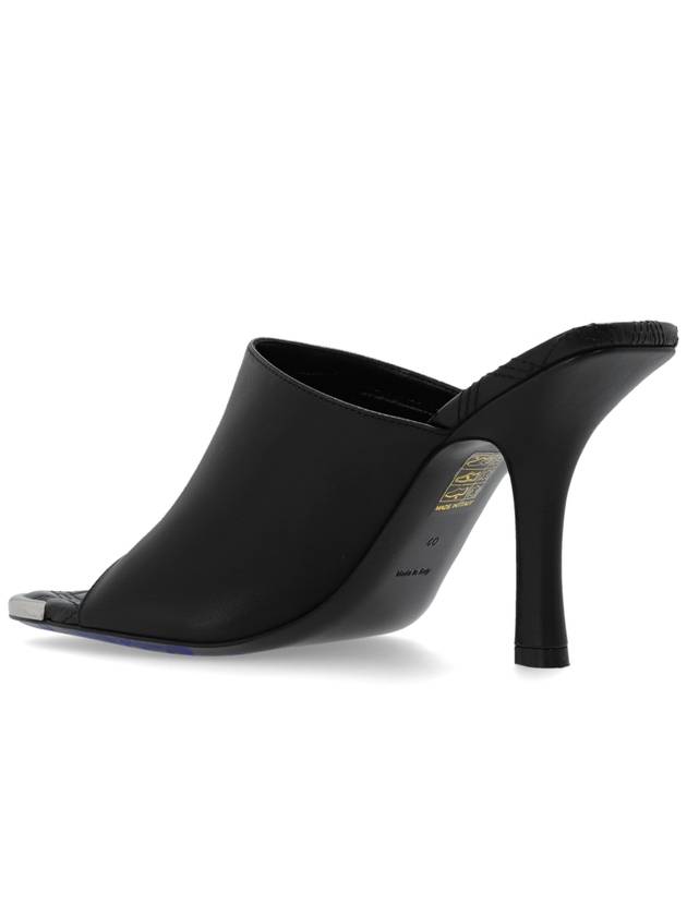 Burberry Heeled Mules, Women's, Black - BURBERRY - BALAAN 5