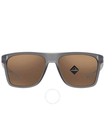 Oakley Leffingwell Prizm Tungsten Square Men's Sunglasses OO9100 910002 57 - OAKLEY - BALAAN 1