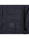 Metropolis Series Gabardine Pocket Long Sleeve Shirt Navy - CP COMPANY - BALAAN 9