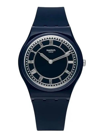 Watch GN254 Brit in BLUE BEN Urethane Watch - SWATCH - BALAAN 1