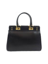 Rockstud Alcove Small Tote Bag Black - VALENTINO - BALAAN 3