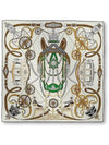 Stately Wheels Silk Scarf 90 Blanc - HERMES - BALAAN 2