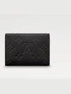 Monogram Embossed Leather Business Card Wallet Black - LOUIS VUITTON - BALAAN 6