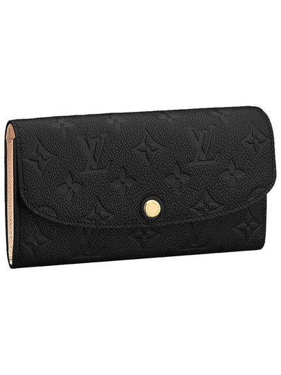 Emilie Empreinte Long Wallet Black - LOUIS VUITTON - BALAAN 2