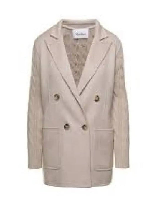 Dali Double Breasted Wool Cashmere Jacket Beige - MAX MARA - BALAAN 2