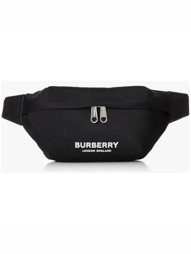 Logo Print Nylon Sonny Bum Belt Bag Black - BURBERRY - BALAAN 2