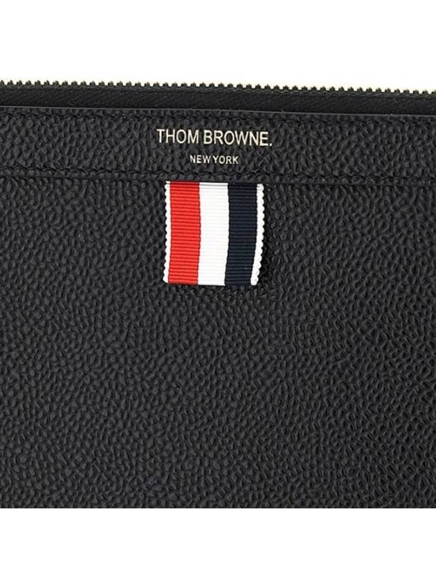 Medium Document Holder Clutch Bag Black - THOM BROWNE - BALAAN 6