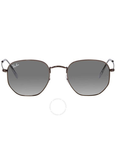 Ray Ban Hexagonal Flat Lenses Grey Gradient Geometric Unisex Sunglasses RB3548N 004/71 51 - RAY-BAN - BALAAN 1