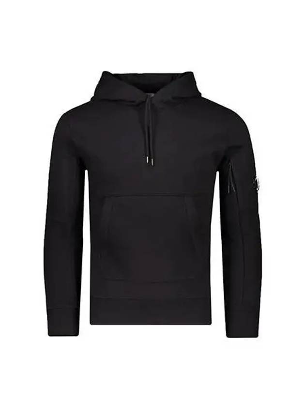 CP Company Diagonal Hoodie Black Light Blue 13CMSS023A 005086W - CP COMPANY - BALAAN 1