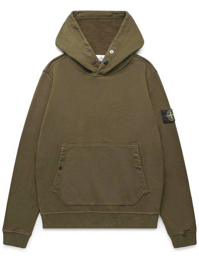 Garment Dyed Hoodie Khaki - STONE ISLAND - BALAAN 2