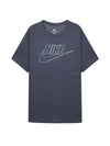 Sportswear Logo Print Club Short Sleeve T-Shirt Grey - NIKE - BALAAN 1