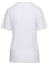 Jewel Logo Linen TShirt TS0001FB A1N09E 20WH - ISABEL MARANT - BALAAN 3