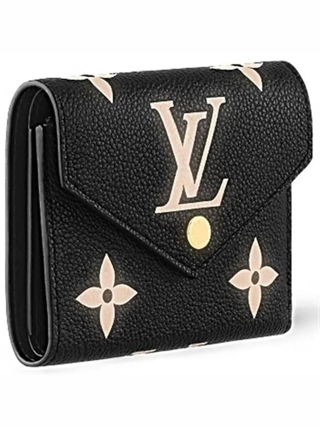 Victorine Monogram Half Wallet Black - LOUIS VUITTON - BALAAN 4