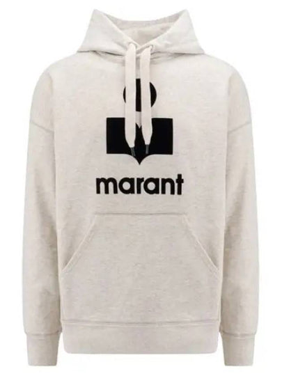 Miley Logo Cotton Hoodie Grey - ISABEL MARANT - BALAAN 2