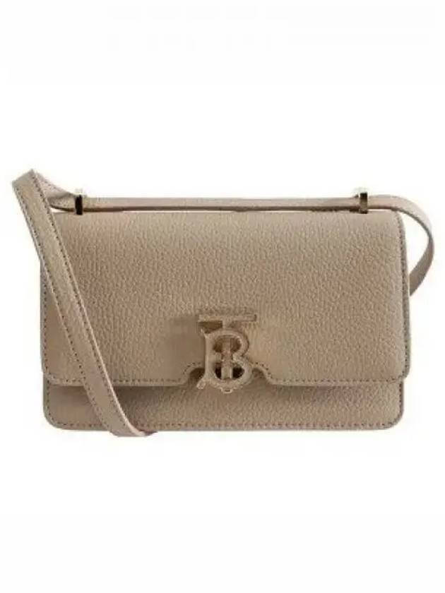 TB Logo Calfskin Mini Cross Bag Beige - BURBERRY - BALAAN 2