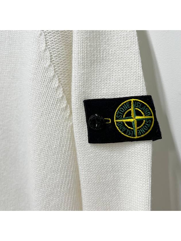 Kids Stone Island Cardigan 8116503 WHITE - STONE ISLAND - BALAAN 5