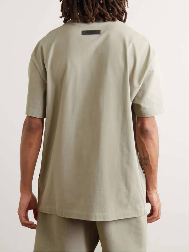 Fear of God Essentials logo applique stamped cottonjersey Tshirt - FEAR OF GOD ESSENTIALS - BALAAN 5