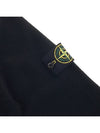 Men's Wappen Patch Crew Neck Wool Knit Top Black - STONE ISLAND - BALAAN 6