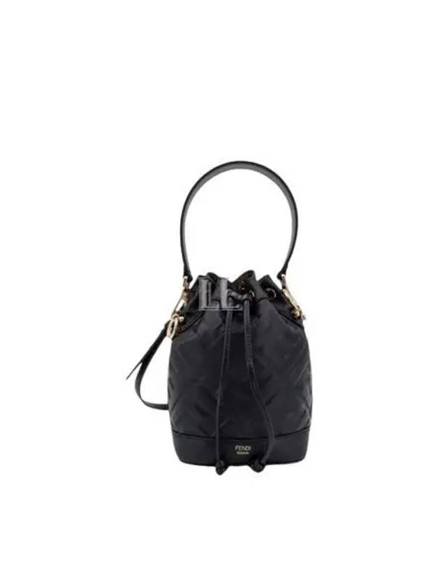 Mon Tresor FF Motif Leather Mini Bag Black - FENDI - BALAAN 2