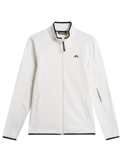 Santino Polartec Mid Layer Zip-Up Jacket White - J.LINDEBERG - BALAAN 2