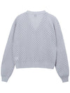 Runway Grid Knit Cardigan Grey - ULKIN - BALAAN 3