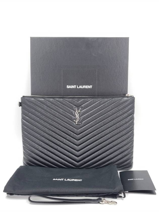 Women s Monogram Matelasse Large Clutch 3898 - SAINT LAURENT - BALAAN 3