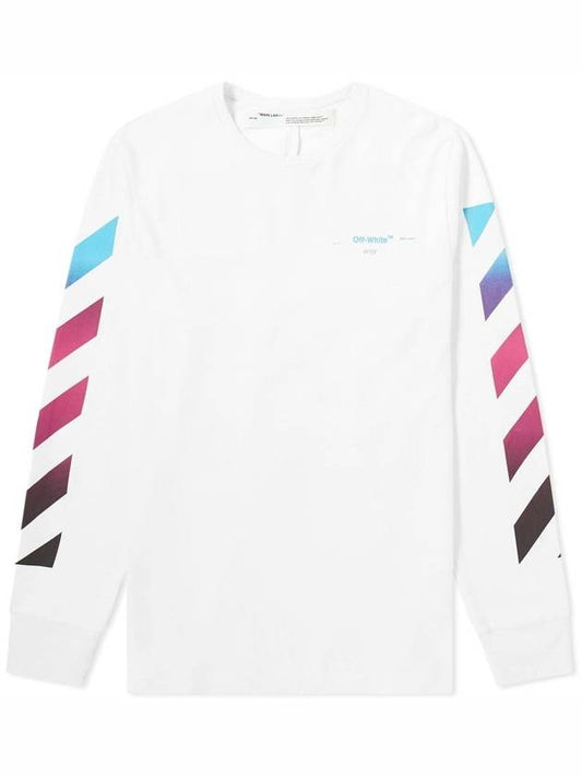 gradient arrow long sleeve t-shirt white - OFF WHITE - BALAAN 1