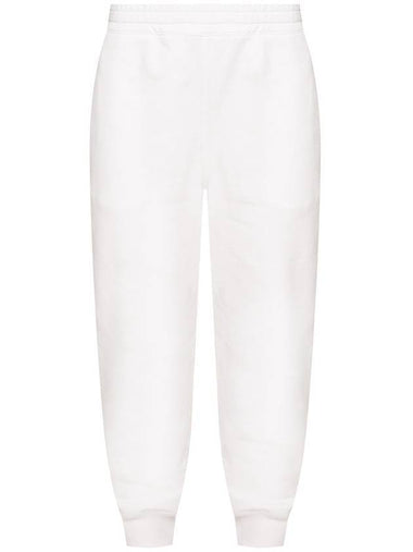 Graffiti Jogging Track Pants White - ALEXANDER MCQUEEN - BALAAN 1