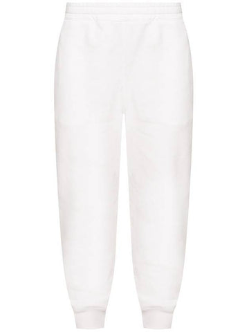 Graffiti Jogging Track Pants White - ALEXANDER MCQUEEN - BALAAN 1