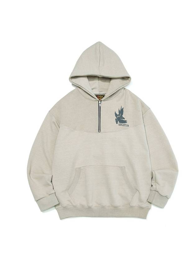 Symbol Zipper Hoodie Ivory - OGARP - BALAAN 2