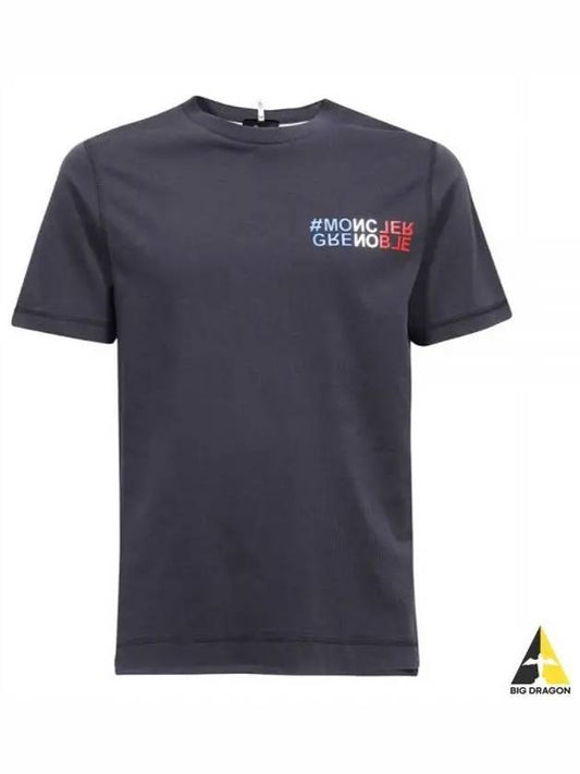 8C00003 83927 773 Grenoble logo short sleeve t shirt - MONCLER - BALAAN 1