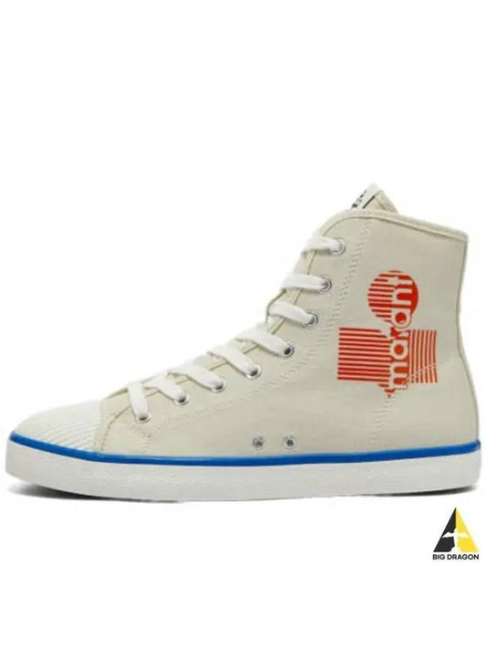 Logo High Top Sneakers White - ISABEL MARANT - BALAAN 2