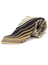 100 silk multi color striped pattern tie - LEONARD - BALAAN 2