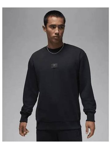 Jordan Flight Fleece Men s Crew Neck Sweatshirt Black FV7259 010 709950 - NIKE - BALAAN 1