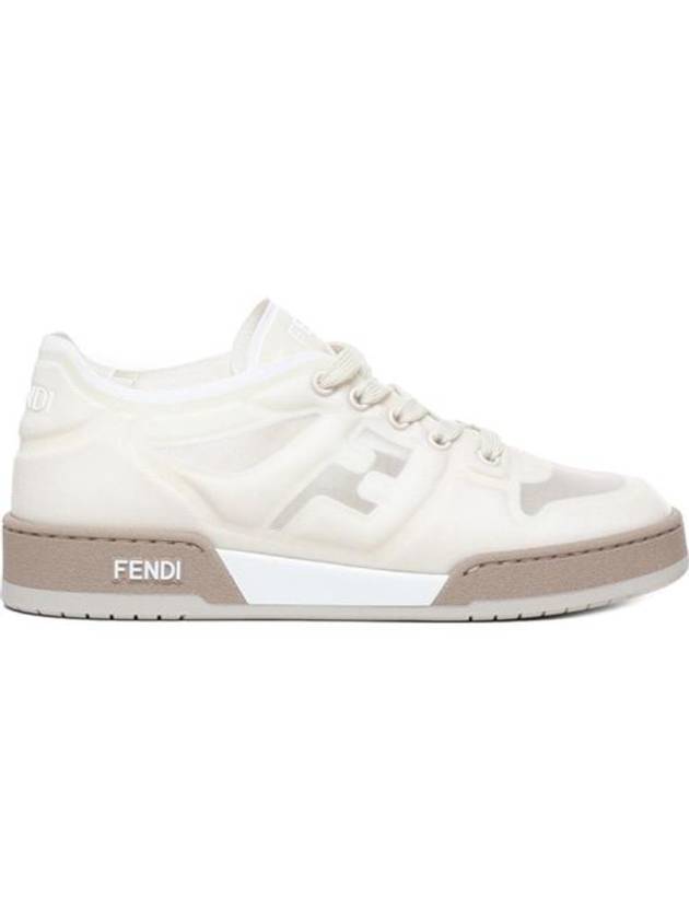 Match Mesh Low Top Sneakers White - FENDI - BALAAN 1