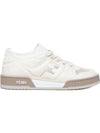 Match Mesh Low Top Sneakers White - FENDI - BALAAN 1