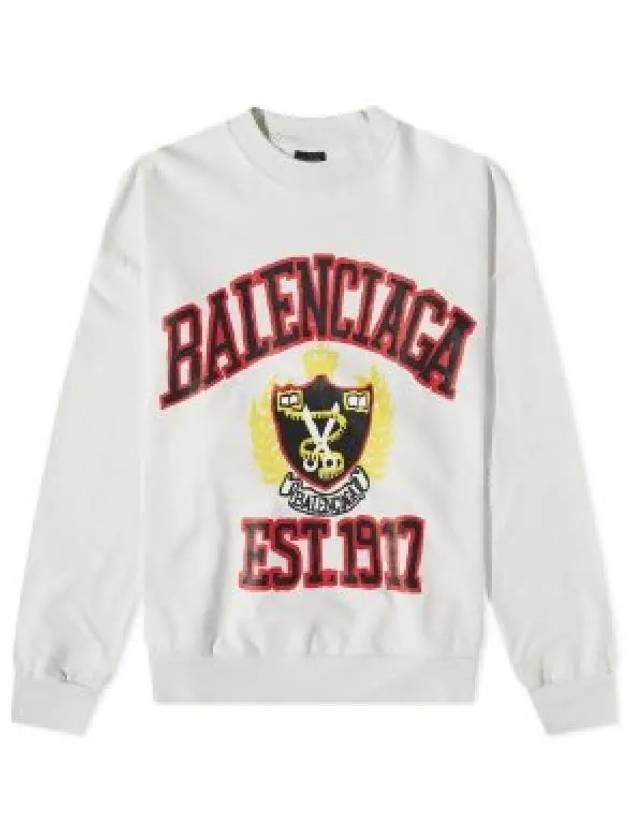 Graphic Printing Sweatshirt White - BALENCIAGA - BALAAN 2