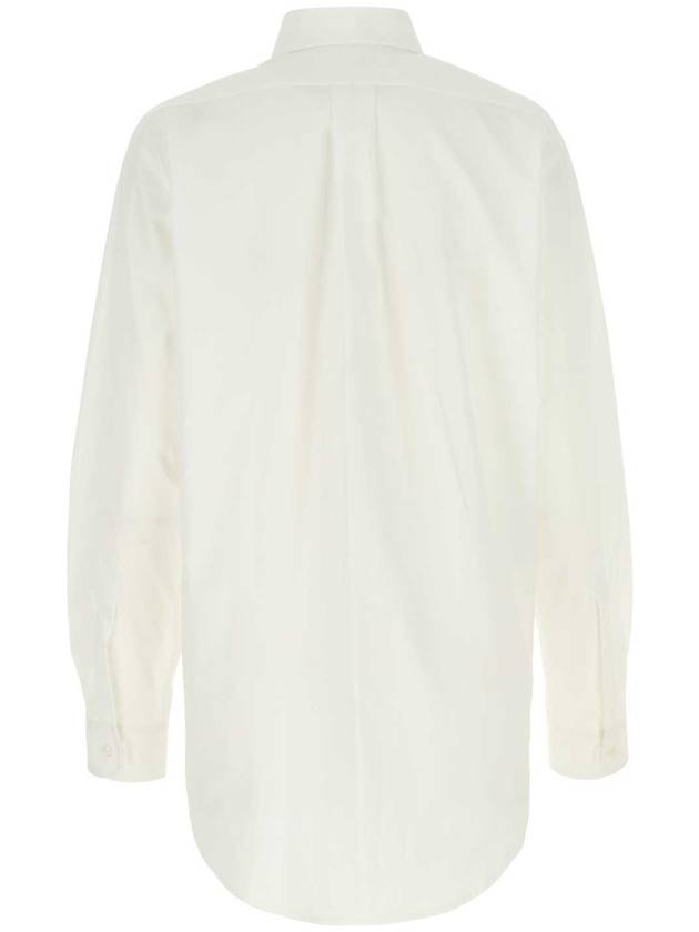 Pocket Cotton Long Sleeve Shirt White - MAISON MARGIELA - BALAAN 3