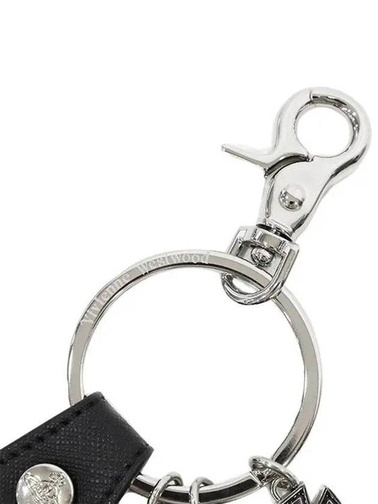 Saffiano Love of Keyring Black 8203011EU S000B N401 - VIVIENNE WESTWOOD - BALAAN 2