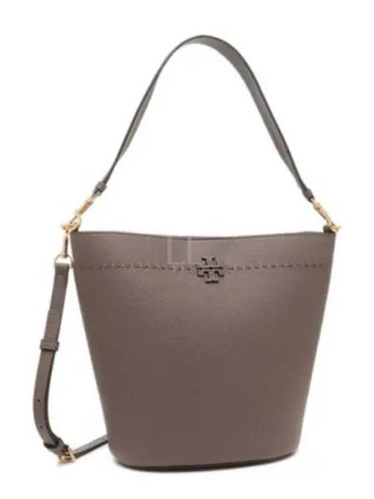 McGraw Logo Bucket Bag Grey - TORY BURCH - BALAAN 2