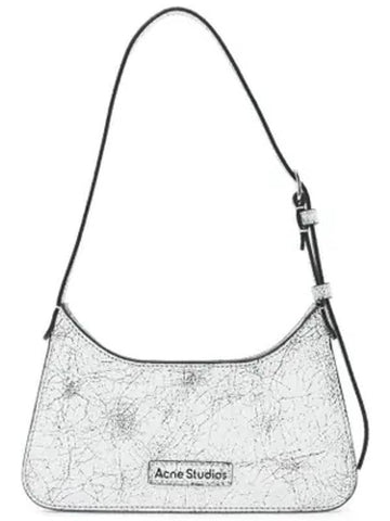 Platt Micro Leather Shoulder Bag White - ACNE STUDIOS - BALAAN 1