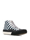 Striped Canvas Sneakers - ACNE STUDIOS - BALAAN 2