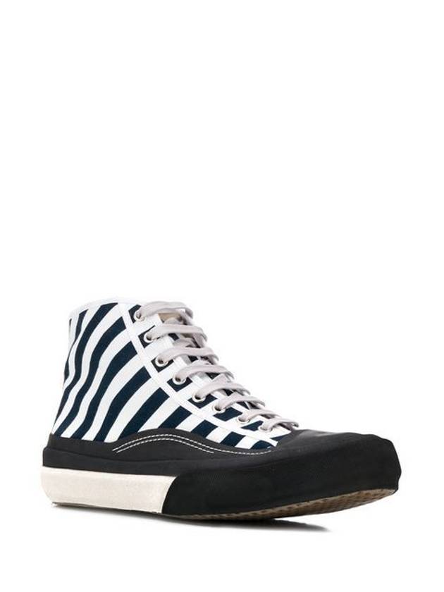 Striped Canvas Sneakers - ACNE STUDIOS - BALAAN 2