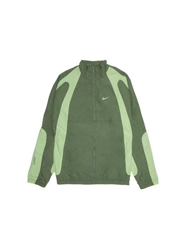 Drake Nokta Nylon Track Jacket Oil Green FN7666 386 - NIKE - BALAAN 1