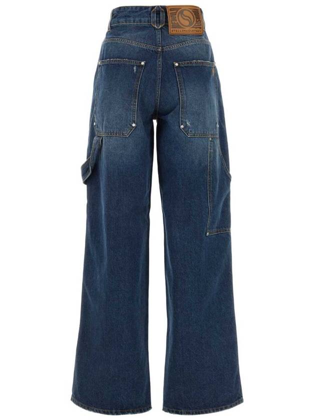 Denim Straight Pants 6D0150 3SPH334003 BLUE - STELLA MCCARTNEY - BALAAN 3