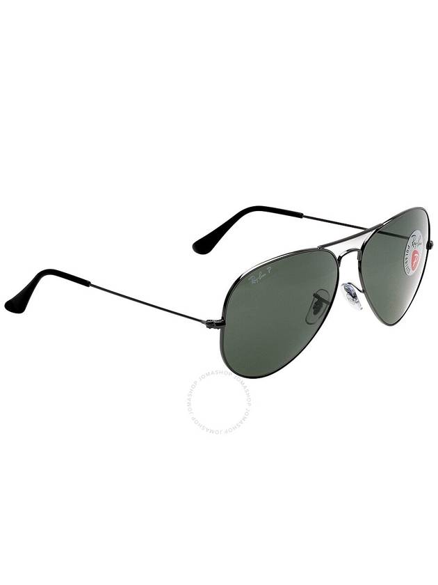 Ray Ban Aviator Classic Polarized Green Classic G-15 Unisex Sunglasses RB3025 004/58 62 - RAY-BAN - BALAAN 3