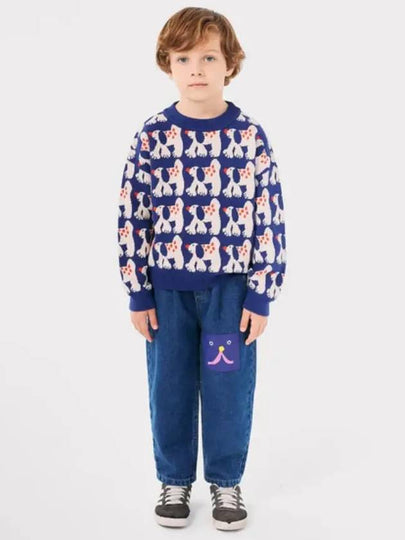 Funny Face Denim Jogger Pants B224AC106 Italian Kids - BOBO CHOSES - BALAAN 2